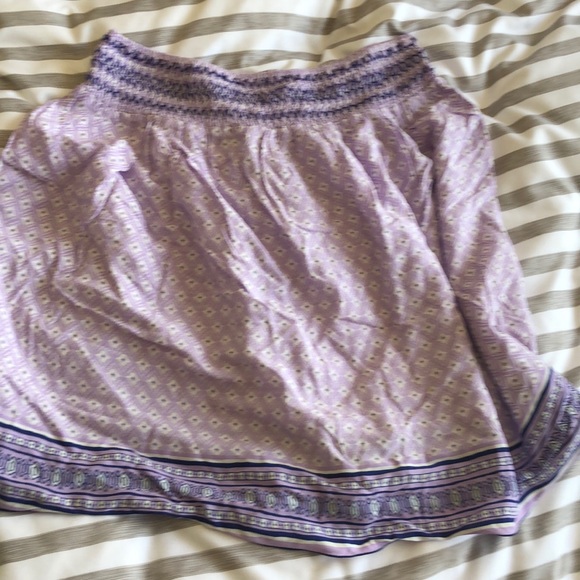 Purple patterned skirt - Picture 4 of 4